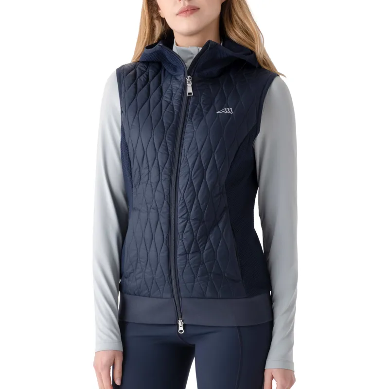 Equiline Eblyev Ladies Hooded Gilet - Blue