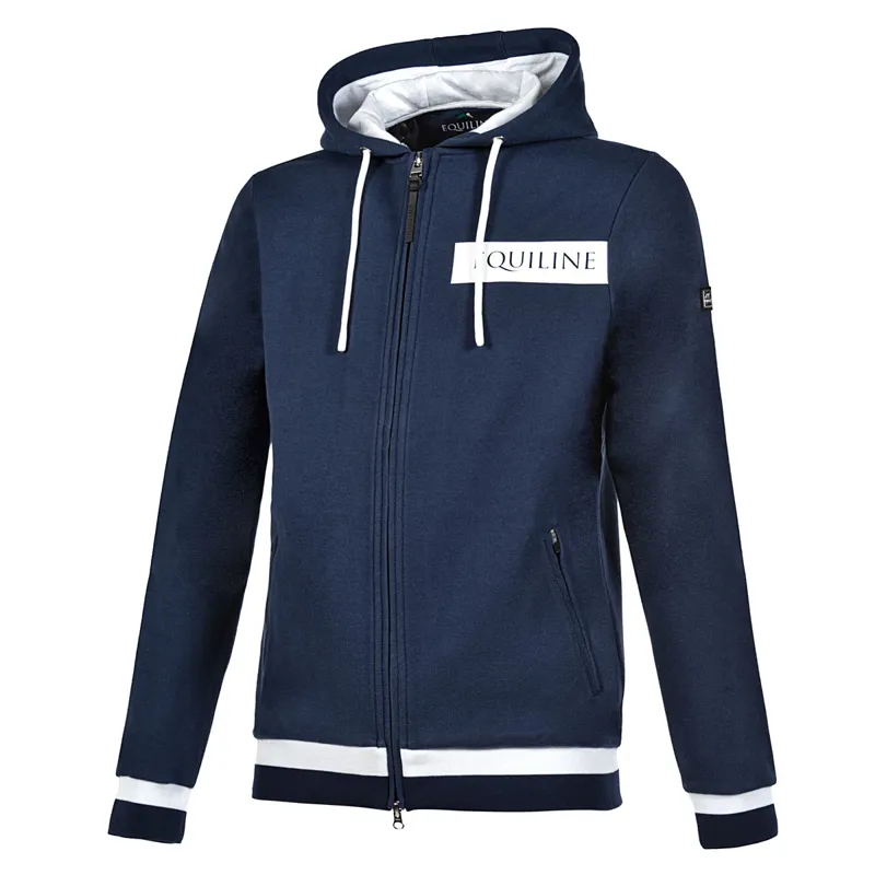 Equiline Edrio Mens Zip Hoodie - Royal Blue