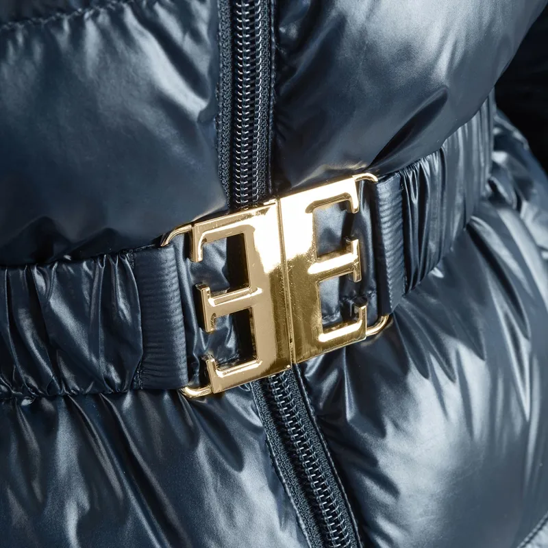 Equiline Elmae Ladies Padded Jacket - Blue-2