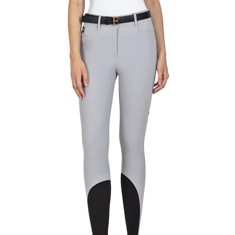 Equiline Ernae Full Grip Ladies High Waist Competition Breeches - Ice