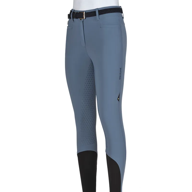Equiline Ernae Full Grip Ladies High Waist Breeches - Tempest