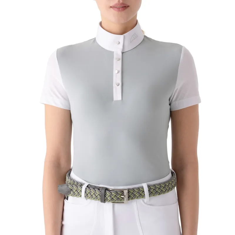 Equiline Esdie Short Sleeve Ladies Competition Shirt - Mirage Green