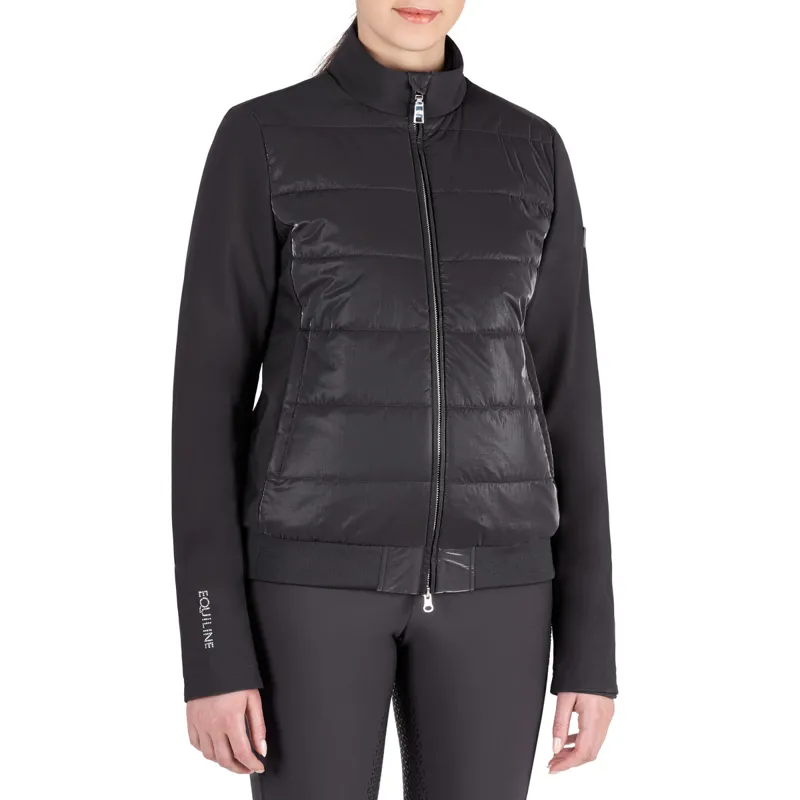 Equiline Gaston Ladies Nylon Softshell Hybrid Jacket - Black