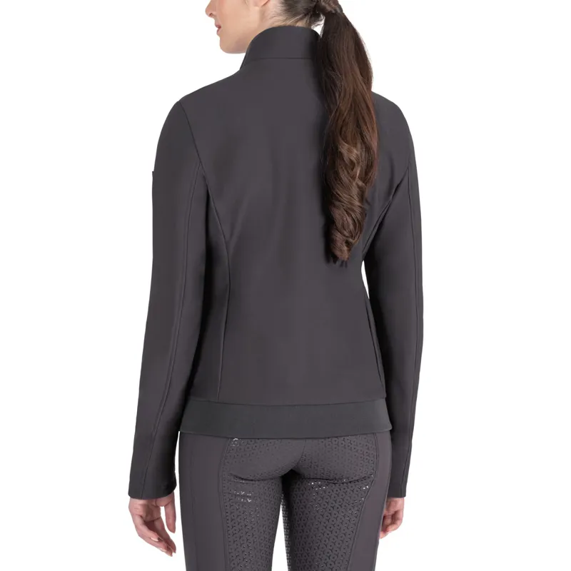 Equiline Gaston Ladies Nylon Softshell Hybrid Jacket - Black-1