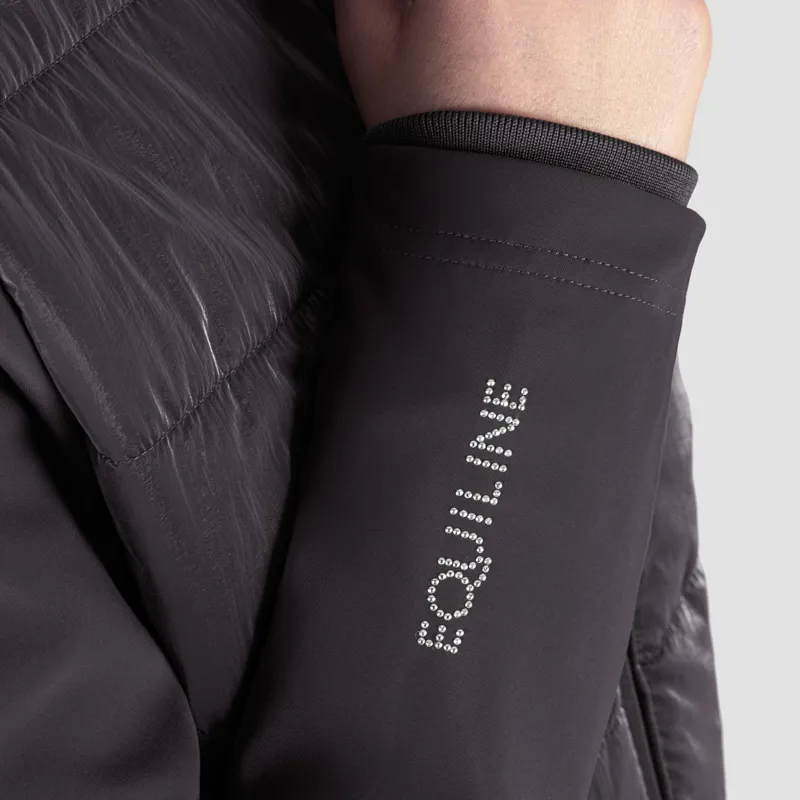 Equiline Gaston Ladies Nylon Softshell Hybrid Jacket - Black-3