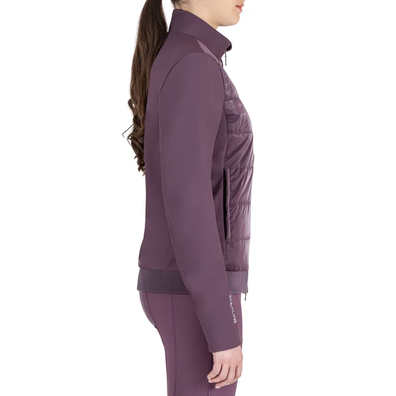 Equiline Gaston Ladies Nylon Softshell Hybrid Jacket - Hortensia-2