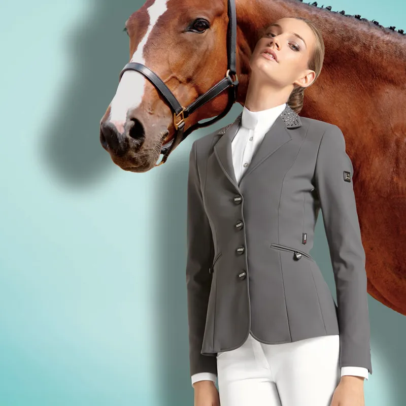 Equiline Gioia X-Cool Ladies Competition Jacket - Blue