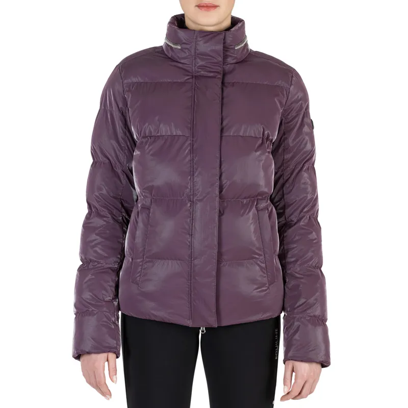Equiline Gonger Velvet Ladies Eco Quilted Jacket - Hortensia