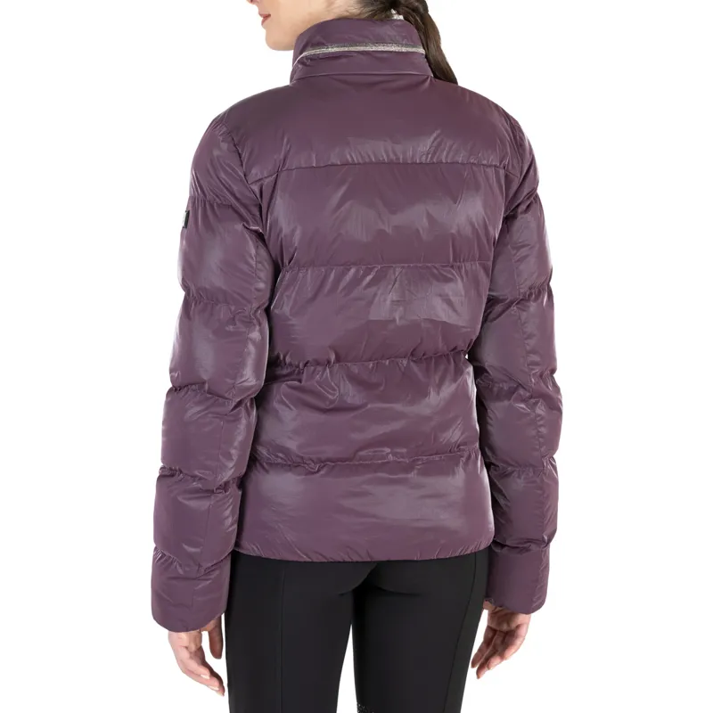 Equiline Gonger Velvet Ladies Eco Quilted Jacket - Hortensia-1