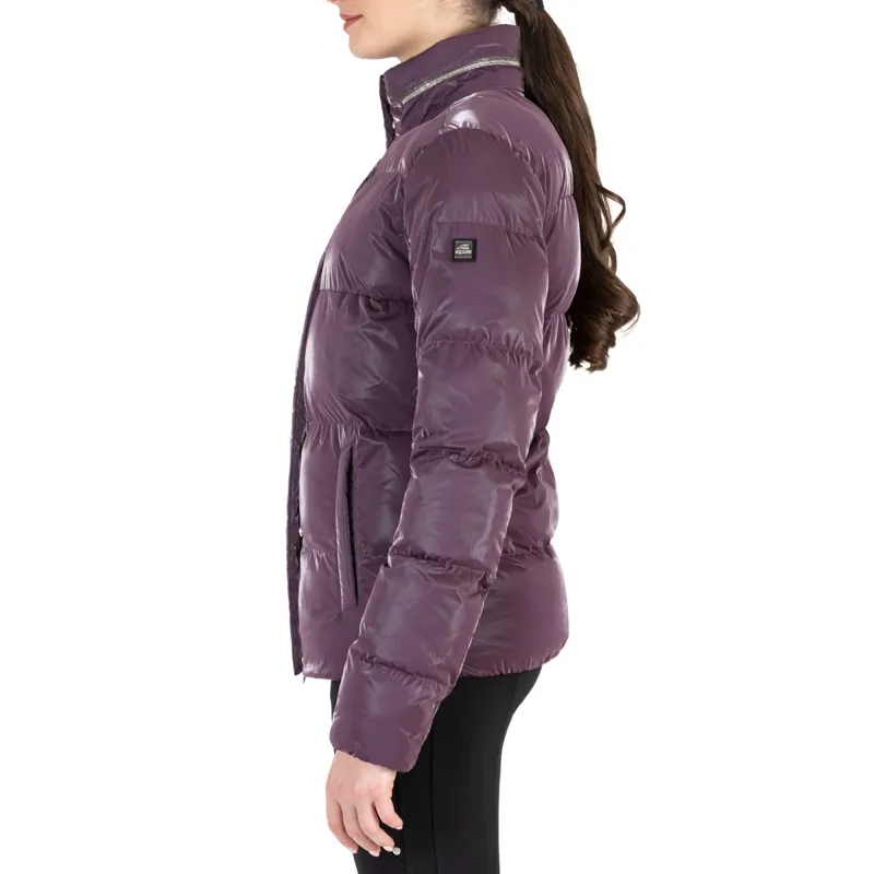 Equiline Gonger Velvet Ladies Eco Quilted Jacket - Hortensia-2