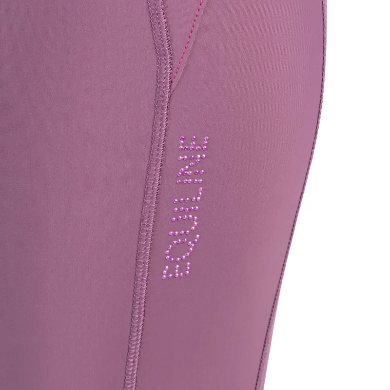 Equiline Gongirf Full Grip Ladies Riding Tights - Hortensia-3