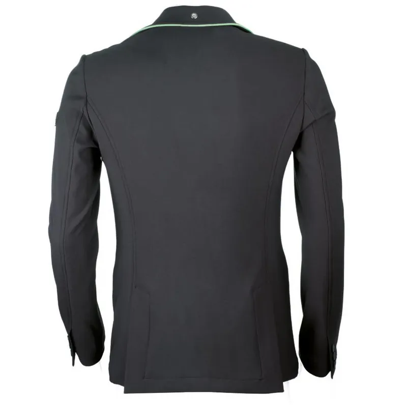 Equiline Jackie Mens Competition Jacket -Black/Green-1