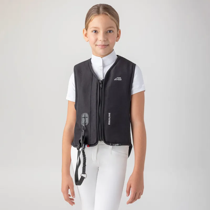 Equiline Kid Junior Air Jacket - Black