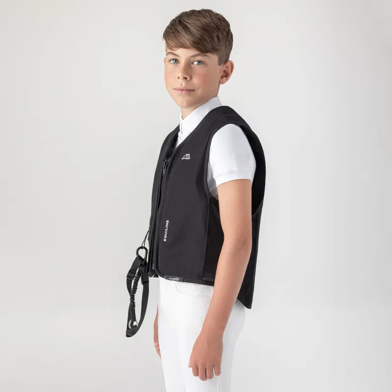 Equiline Kid Junior Air Jacket - Black-1