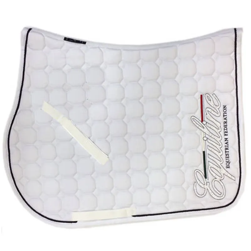 Equiline Mill Octagon Saddlecloth - White