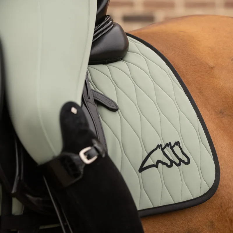 Equiline Ecede Saddlecloth - Green Milieu-2