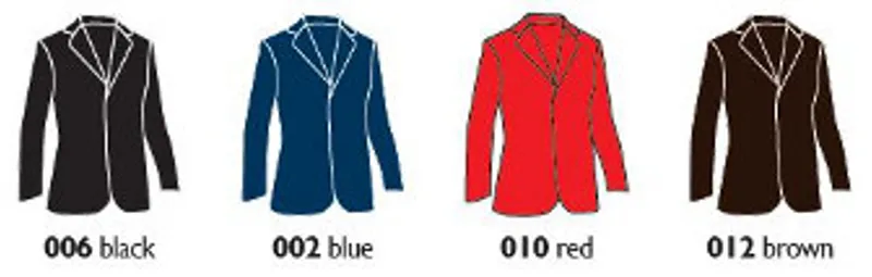 Equiline Mens Competition Jacket Colour Variations