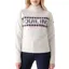 Equiline Rudy Ladies Roll Neck Christmas Sweater - Panna