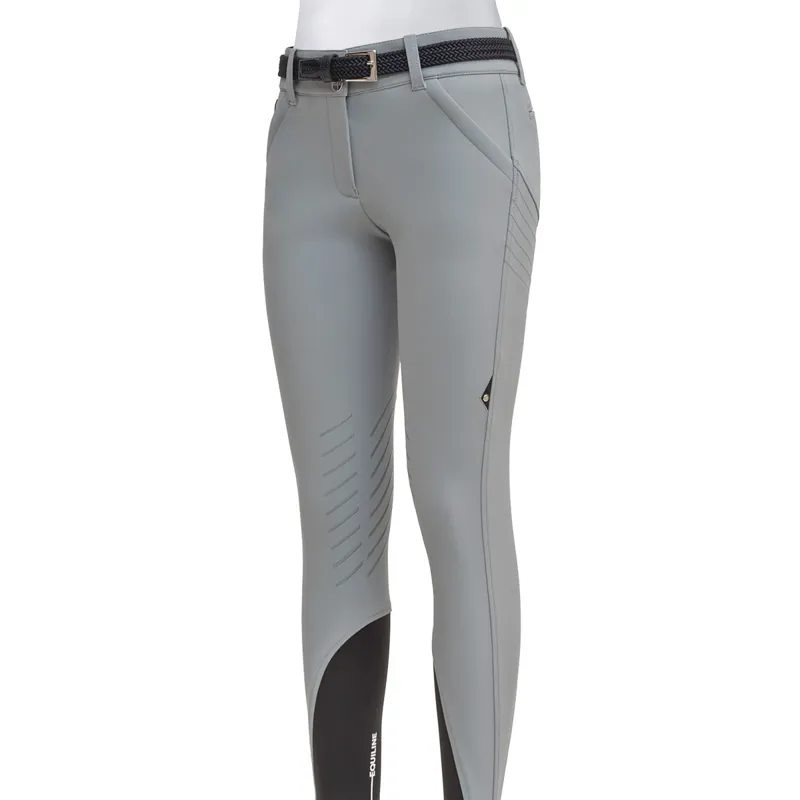 Equiline XShapek Knee Grip Ladies Breeches Cloud Grey