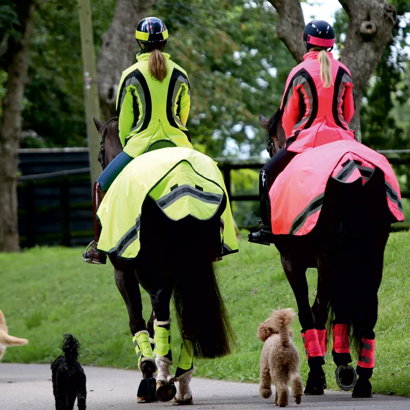 Equisafety Charlotte Dujardin Cadence Reflective Jacket - Pink-2