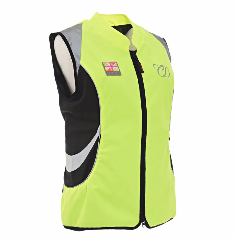 Equisafety Charlotte Dujardin Arret Fluorescent Waistcoat - Yellow
