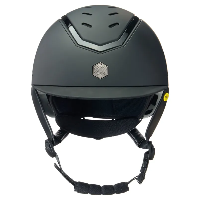 Charles Owen EQx Kylo MIPS Riding Hat - Black Matte/Black Gloss-2