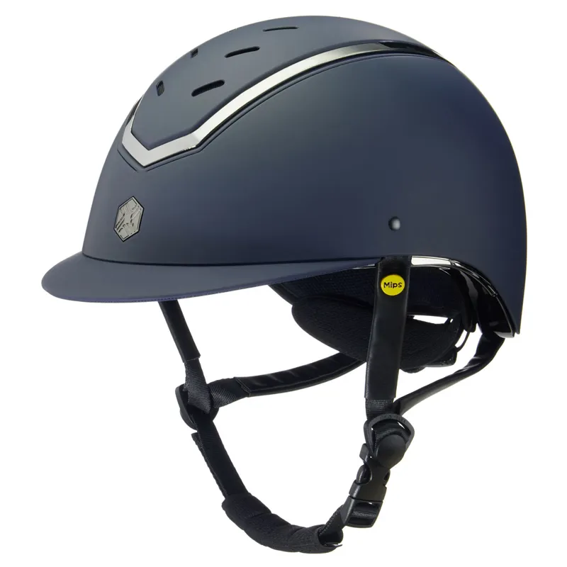 Charles Owen EQx Kylo MIPS Riding Hat - Navy Matte/Pewter