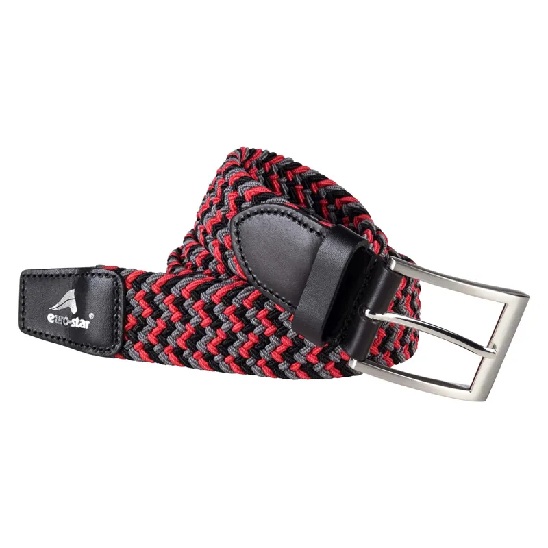 Euro-Star Zig Zag Ladies Belt - Strawberry