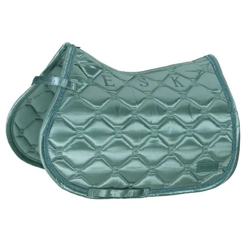 Eskadron Classic Sports Satin Emblem Saddlecloth - Balsam Green