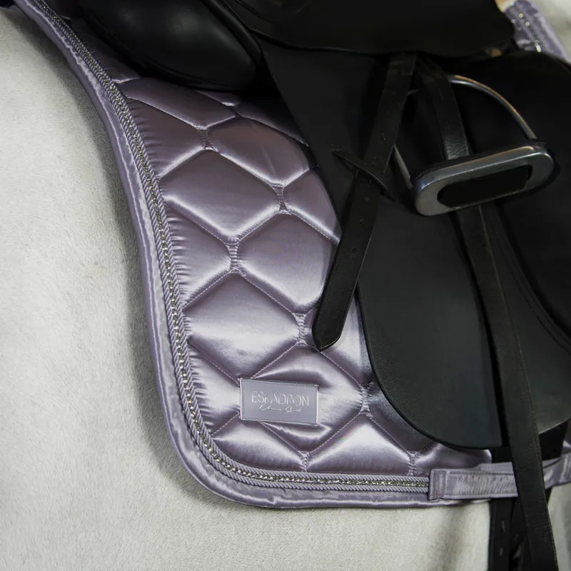 Eskadron Classic Sports Satin Crystal Saddlecloth - Silk Purple-2