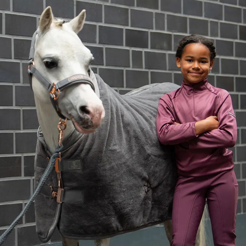 Eskadron Heritage Shetty Cosy Sweat Rug - Earl Grey-2