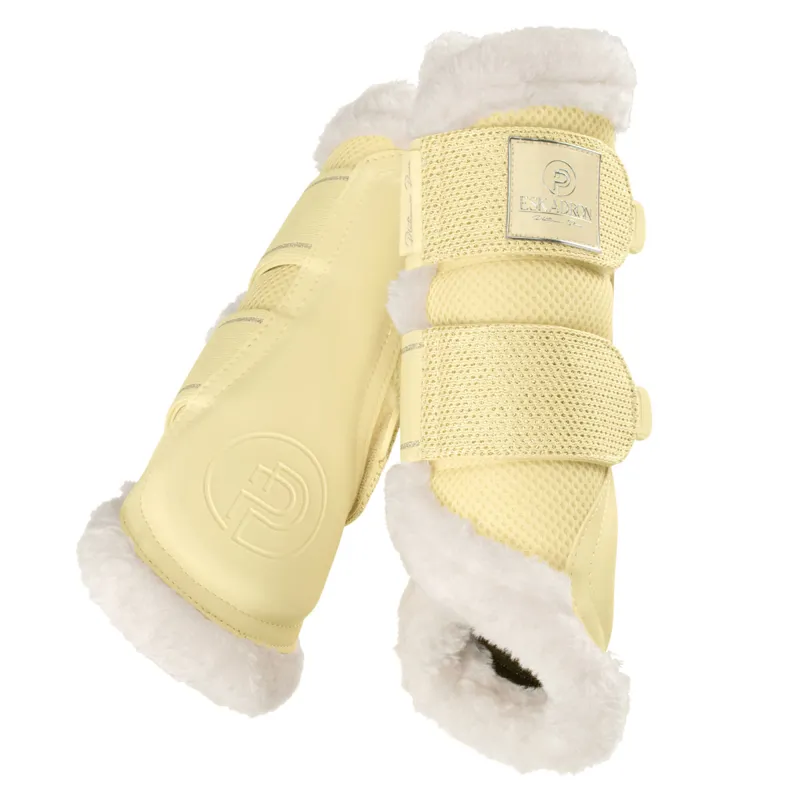 Eskadron Platinum Pure Mesh Evo-Wool Brushing Boots - Sunflower
