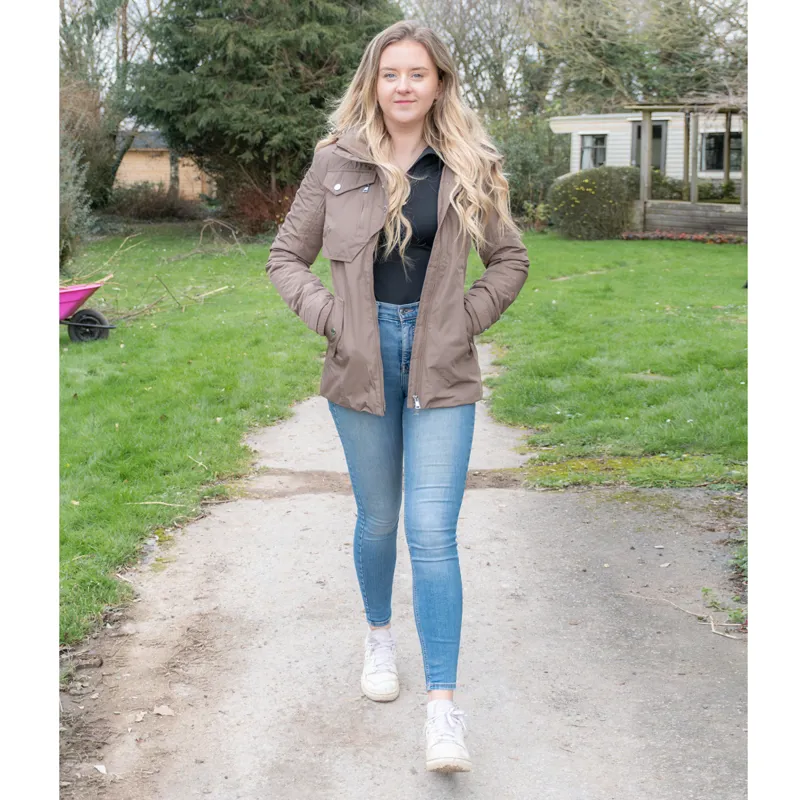 Euro-Star Lajana Ladies Waterproof Jacket - Umbra-3