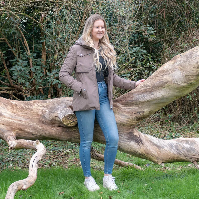 Euro-Star Lajana Ladies Waterproof Jacket - Umbra-5