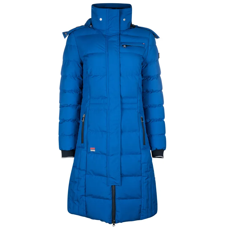 Euro-Star Fabiella Ladies Long Jacket - Deep Blue