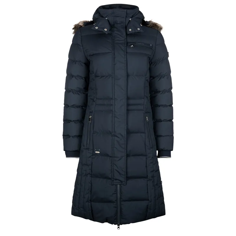 Euro-Star Fabiella Ladies Long Jacket - Navy