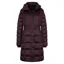 Euro-Star Ferrera Ladies Long Parka Jacket - Black Rose