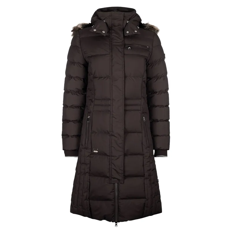 Euro-Star Fabiella Ladies Long Jacket - Mocca
