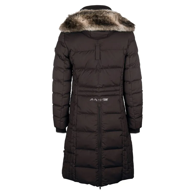 Euro-Star Fabiella Ladies Long Jacket - Mocca-1
