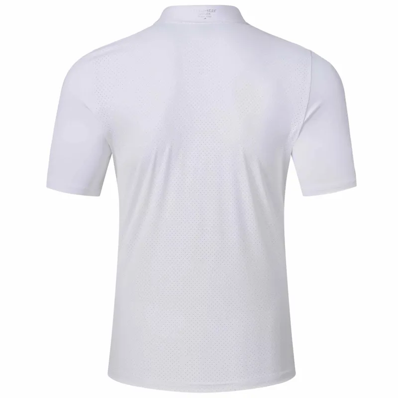 Euro-Star Valerio Mens Competition Shirt and Tie - White-1