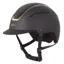 Evoke Callisto Classic Peak Riding Hat - Black/Gold Crystal