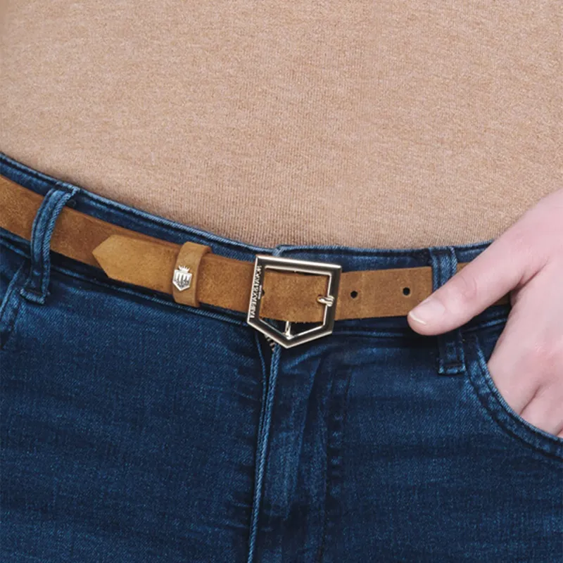 Fairfax and Favor Sennowe Belt - Tan Suede-2