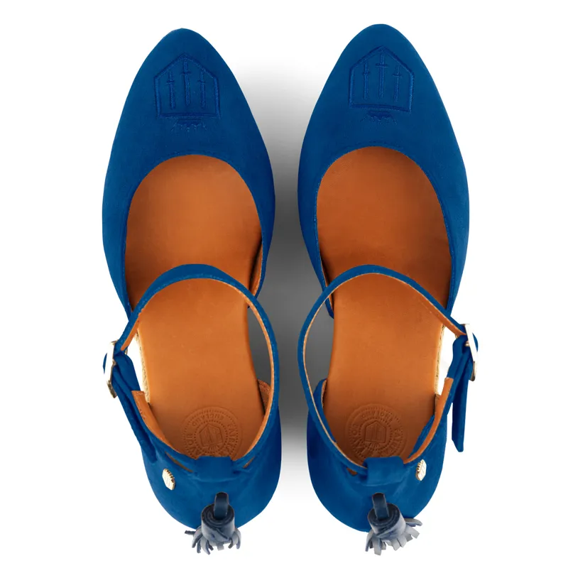 Fairfax and Favor Monaco Espadrille Wedges - Porto Blue-2