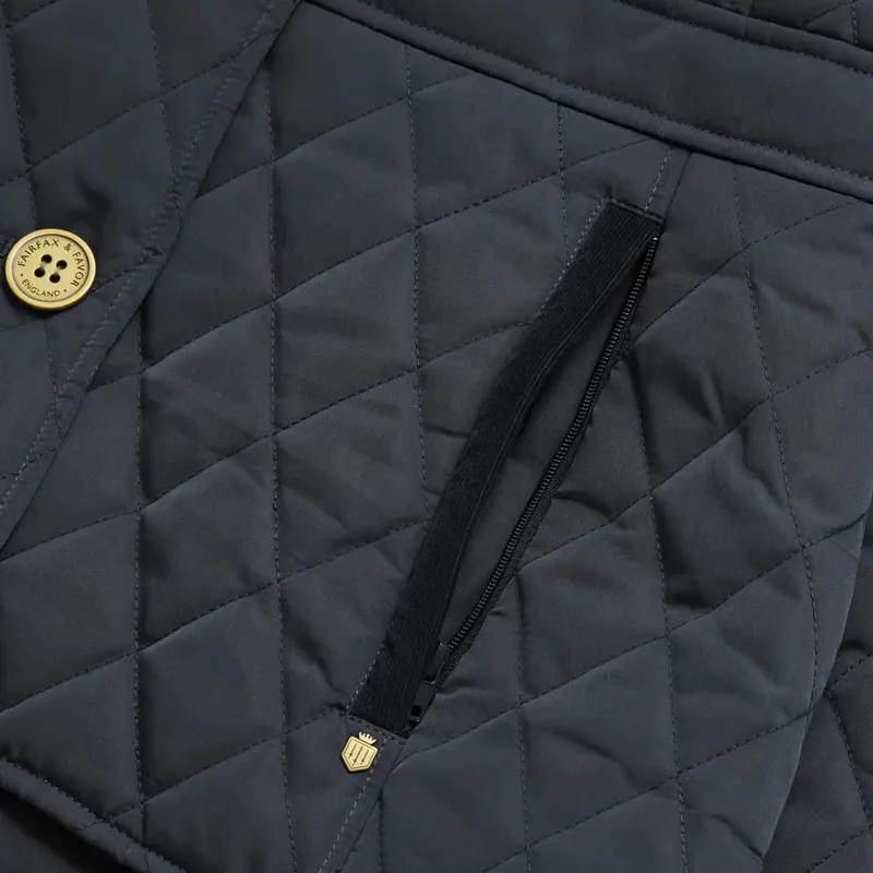 Fairfax and Favor Bella Ladies Quilted Gilet - Navy-2