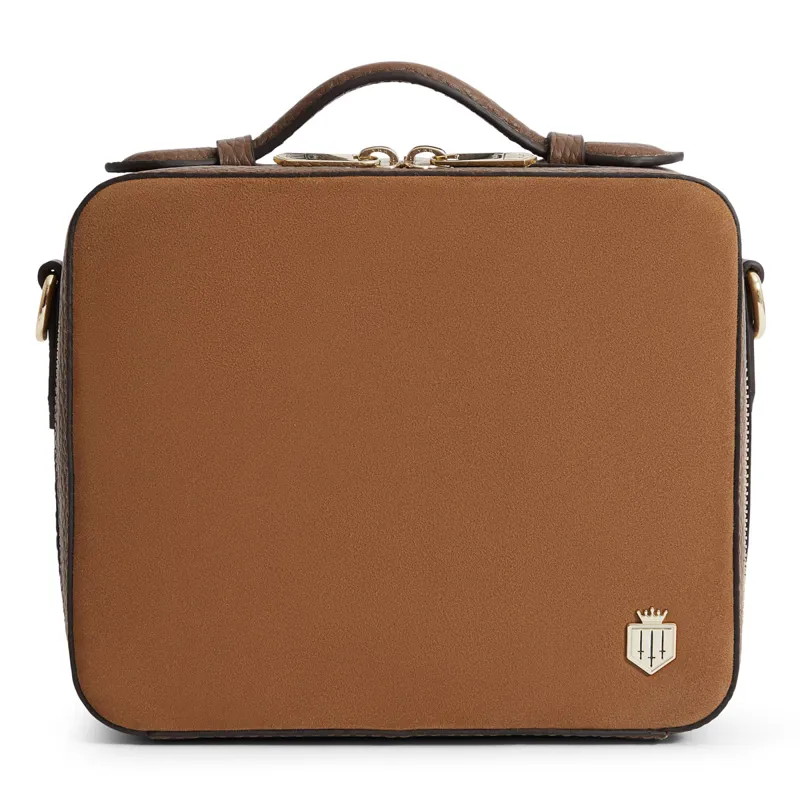 Fairfax and Favor Buckingham Crossbody Bag - Tan Suede-1