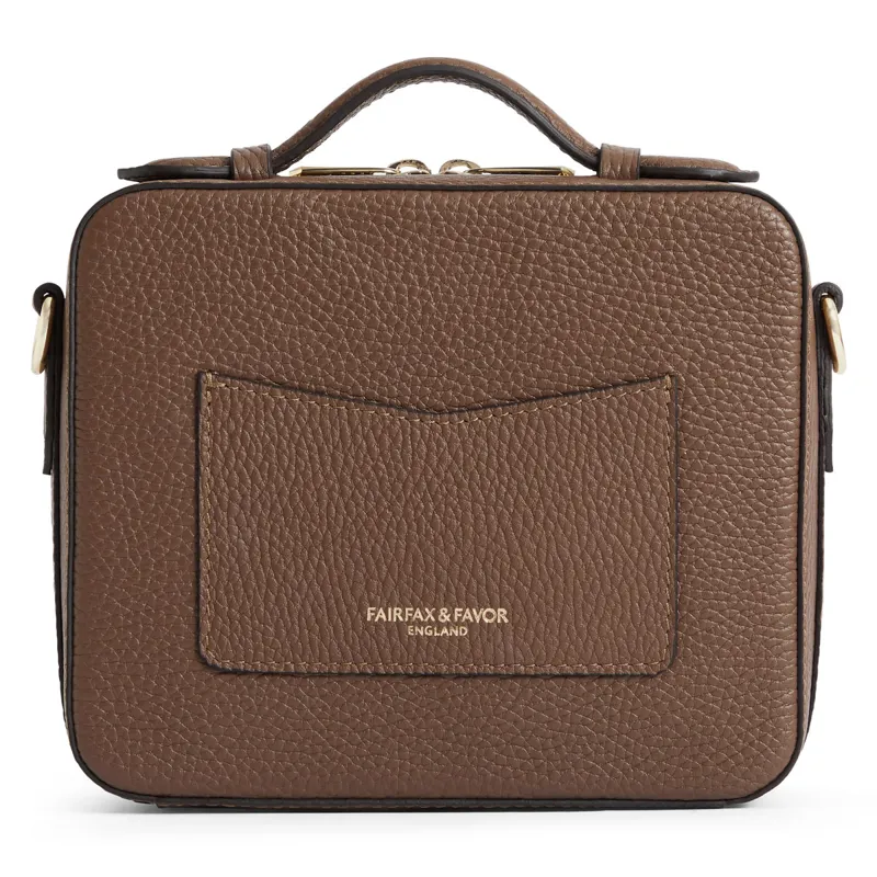 Fairfax and Favor Buckingham Crossbody Bag - Tan Suede-2