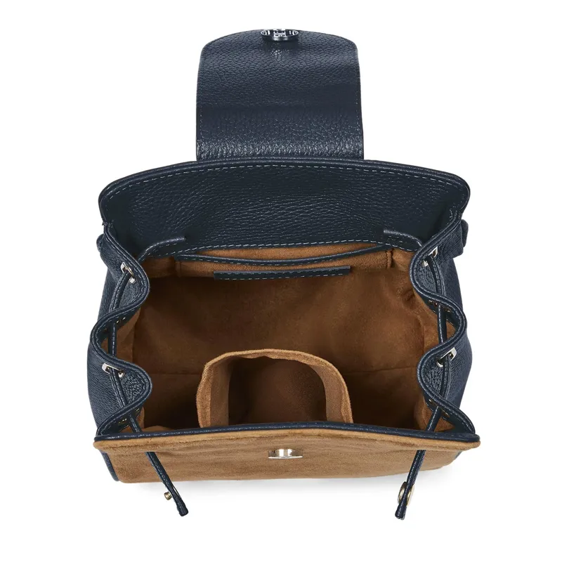 Fairfax and Favor Mini Windsor Backpack - Tan/Navy-2