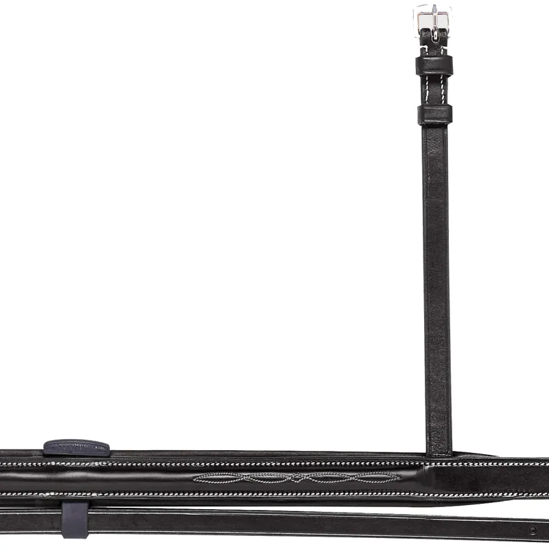 Equiline NB0449 Fancy Stitch with Removable Flash Noseband - Black-1