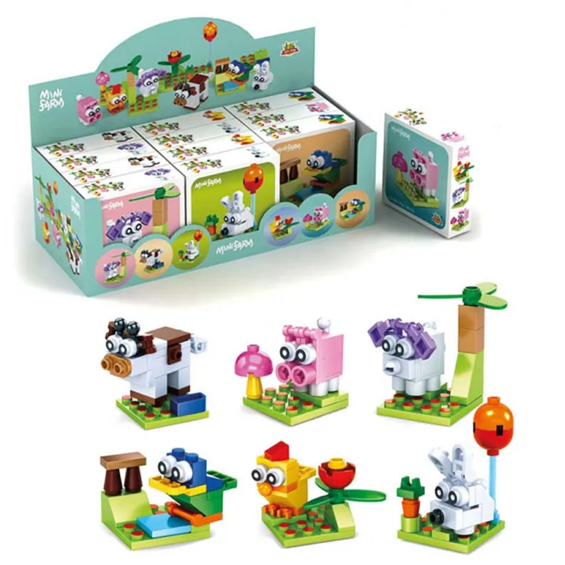 Jenkinsons Mini Farm Brick Kit Toy - Various