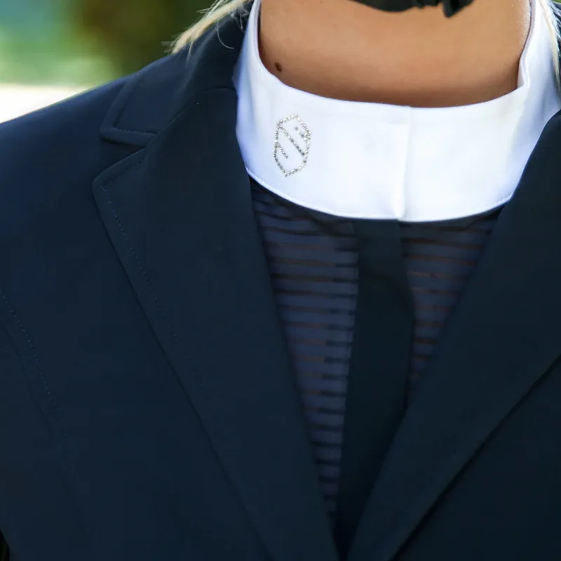 Samshield Faustine Long Sleeved Ladies Show Shirt - Navy-6